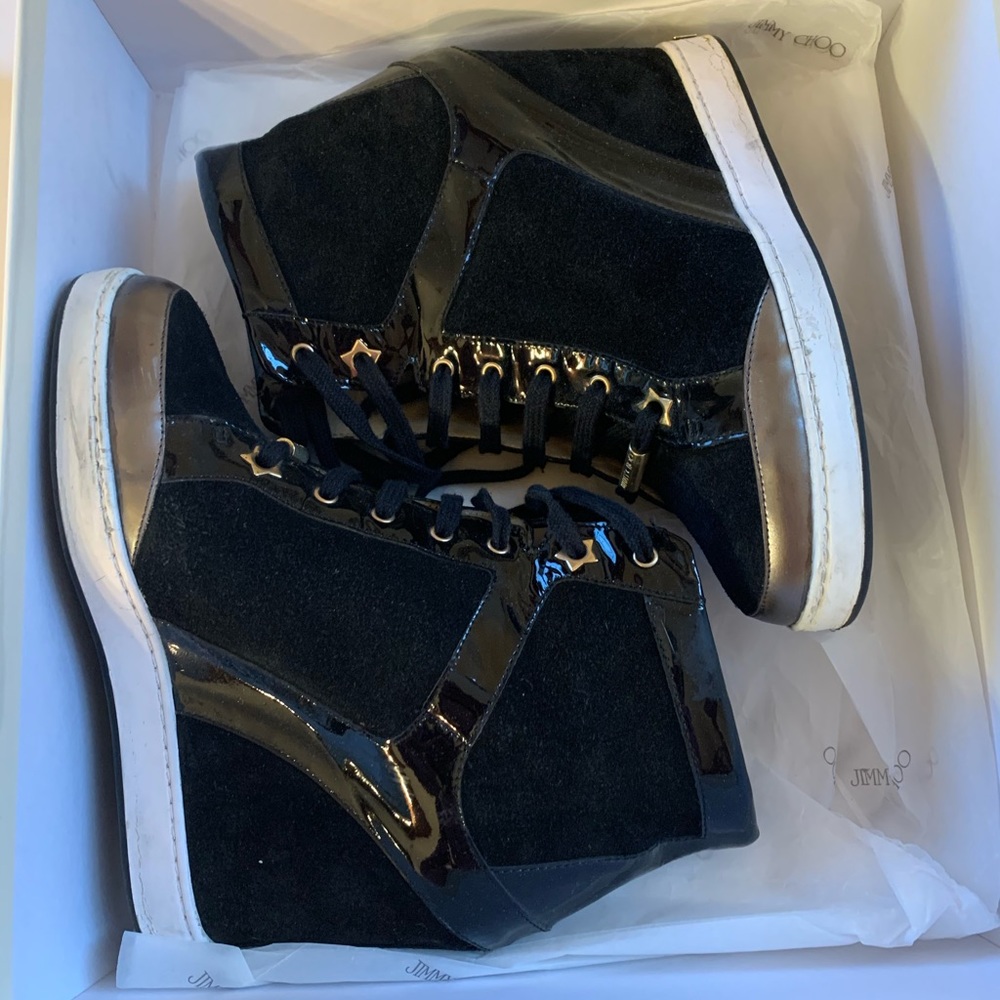 Jimmy Choo Panama Wedge Sneakers